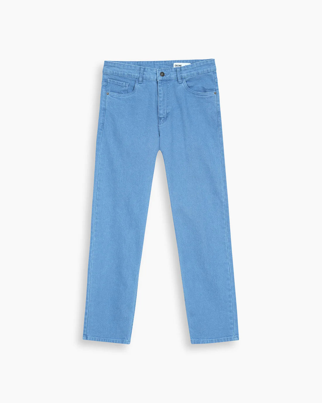 Men Slim Fit Sky Blue Denim