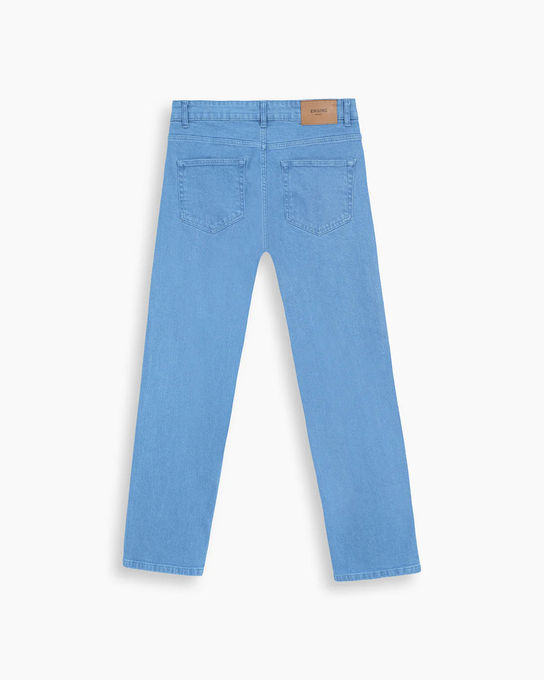 Men Slim Fit Sky Blue Denim