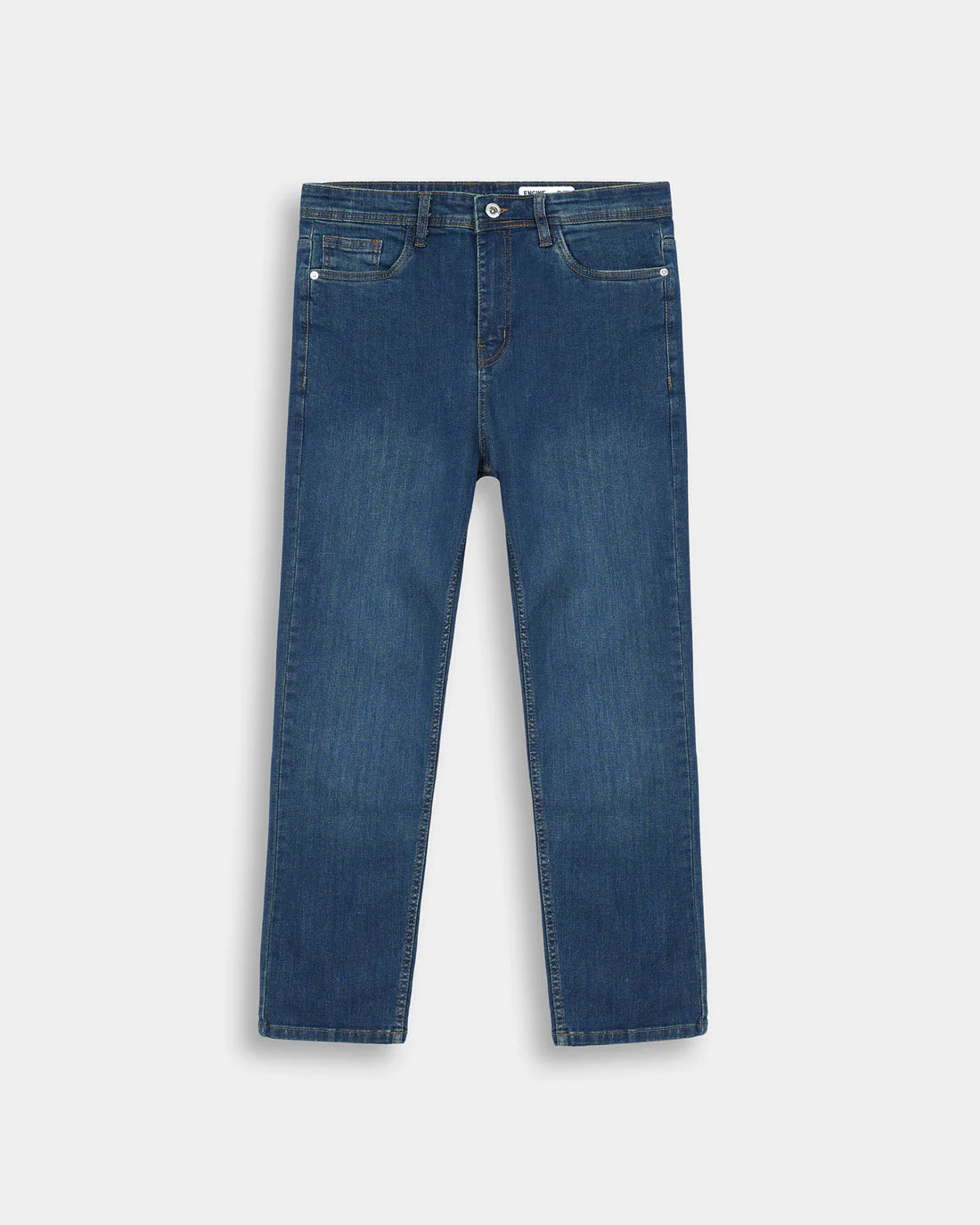 Men Carrot Fit Blue Denim
