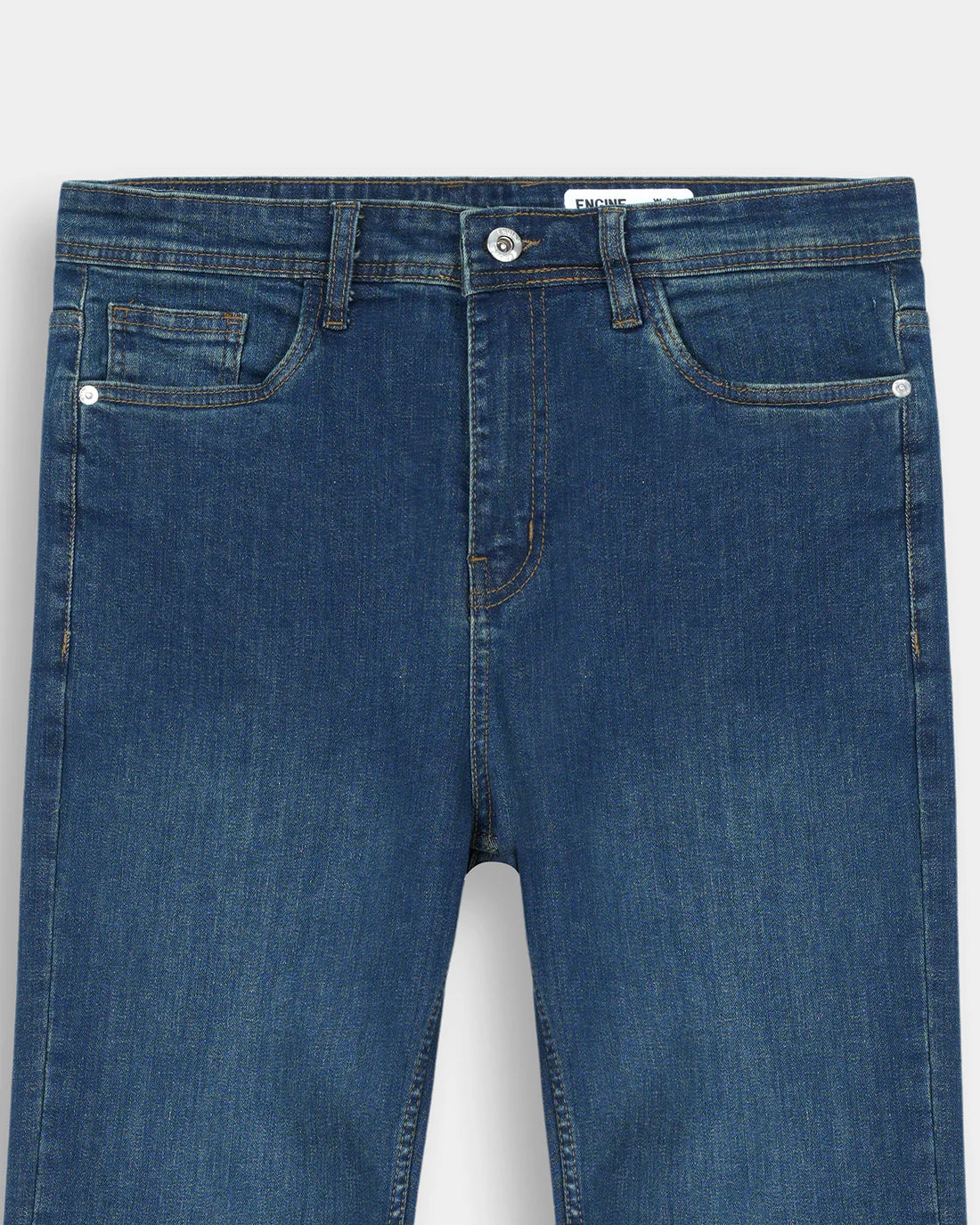 Men Carrot Fit Blue Denim
