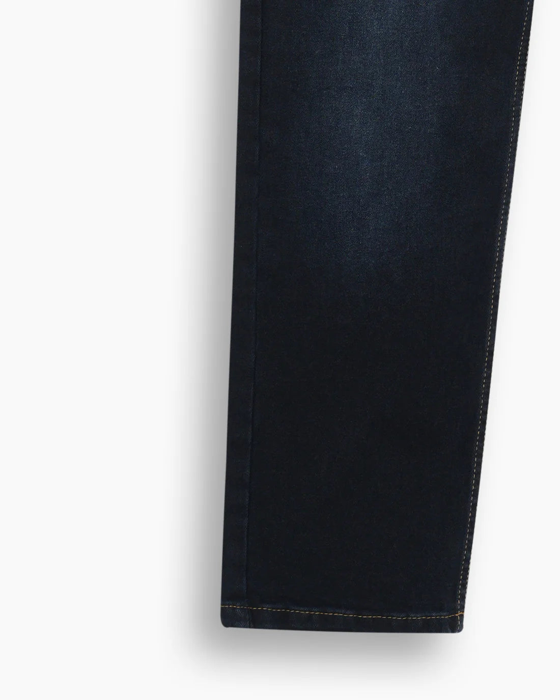 Men Loose Carrot Fit Dark Blue Denim