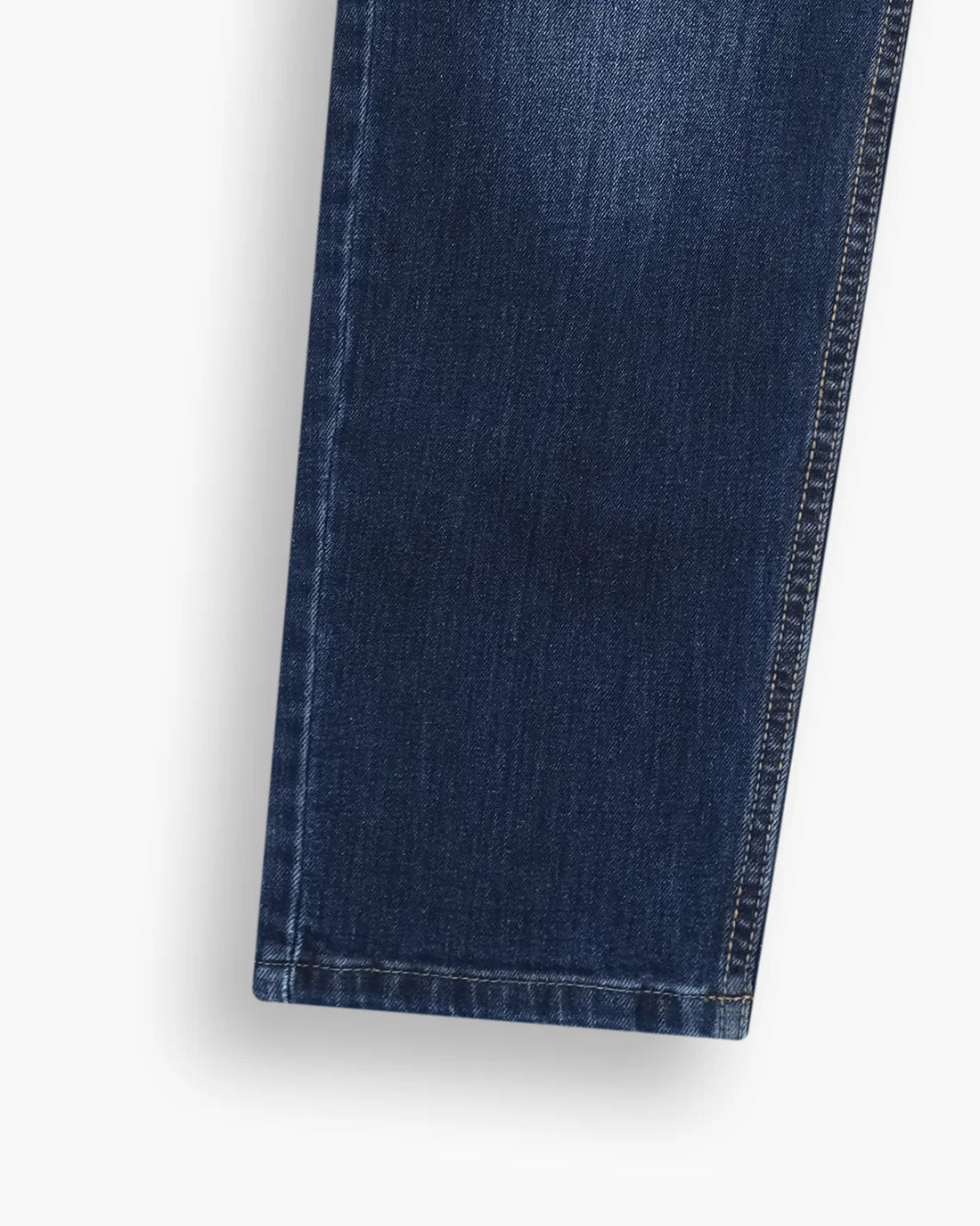 Men Loose Carrot Fit Blue Denim