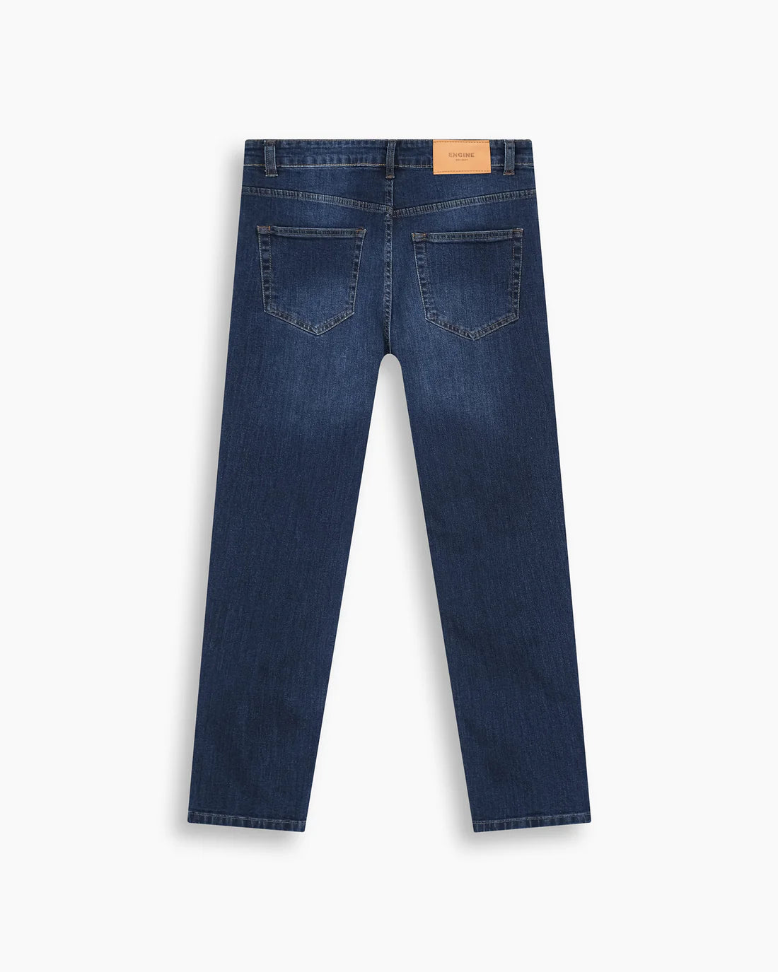 Men Loose Carrot Fit Blue Denim
