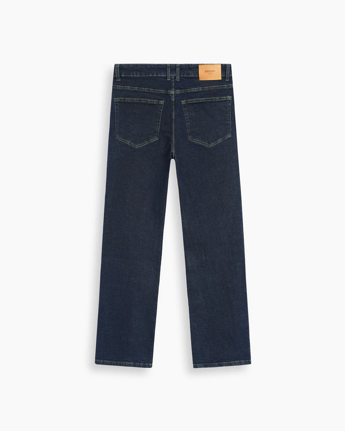 Men Straight Fit Dark Blue Pant