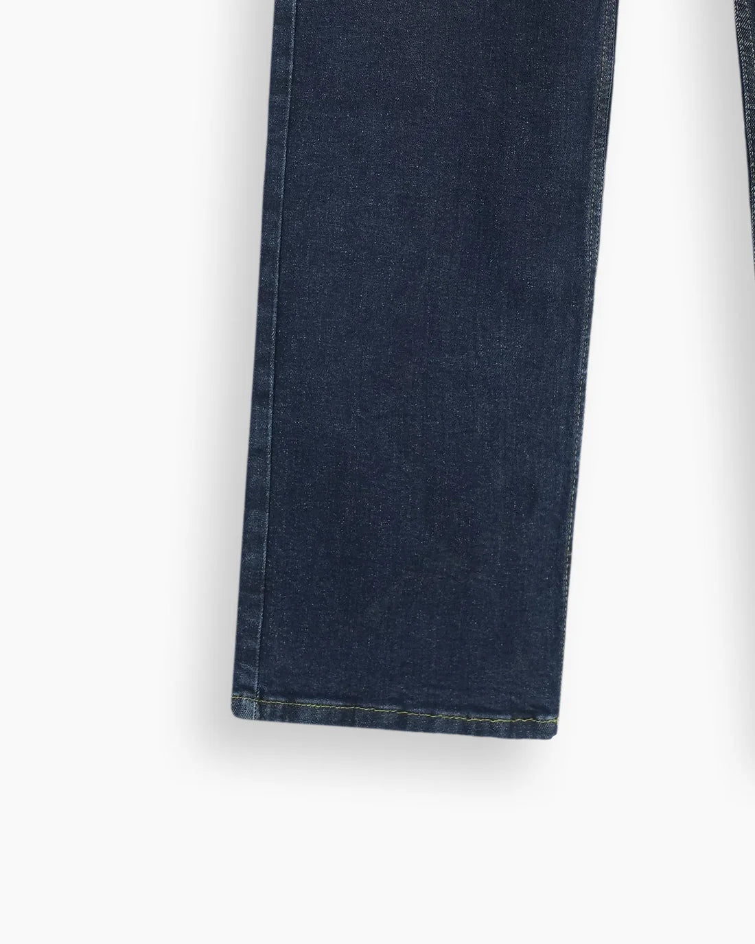 Men Straight Fit Dark Blue Pant