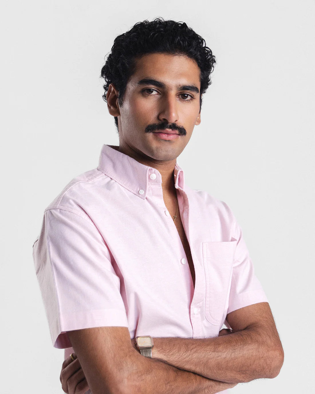Men Relaxed Fit Pink Casual Shirt