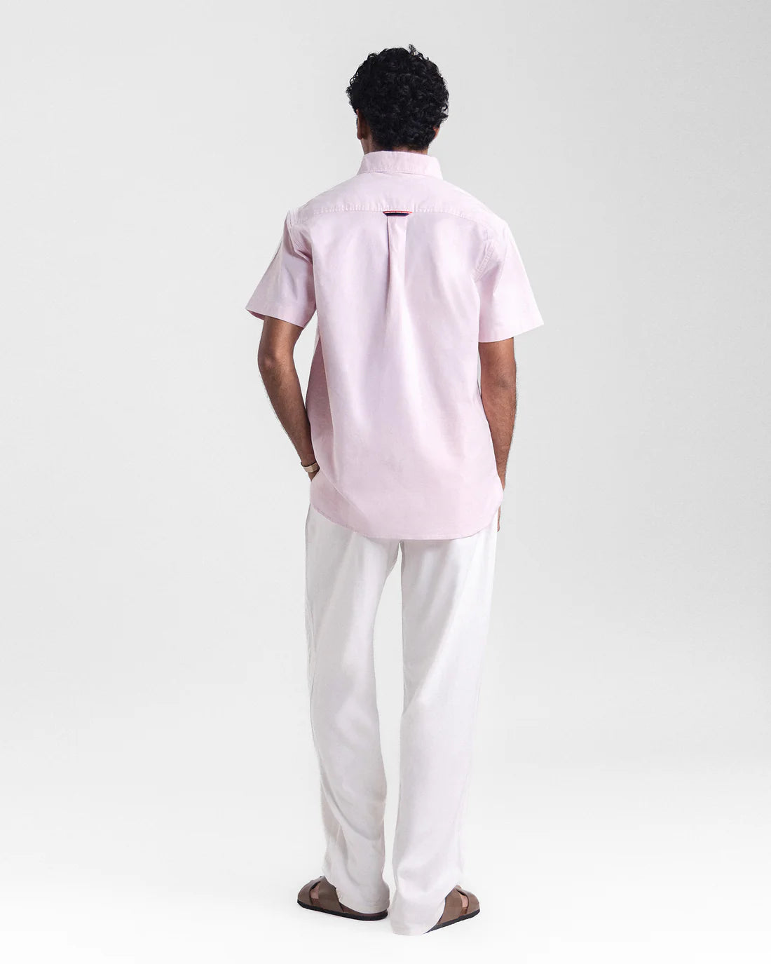 Men Relaxed Fit Pink Casual Shirt