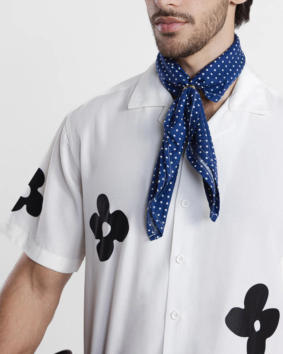 Men Relaxed Fit White Casual Shirt