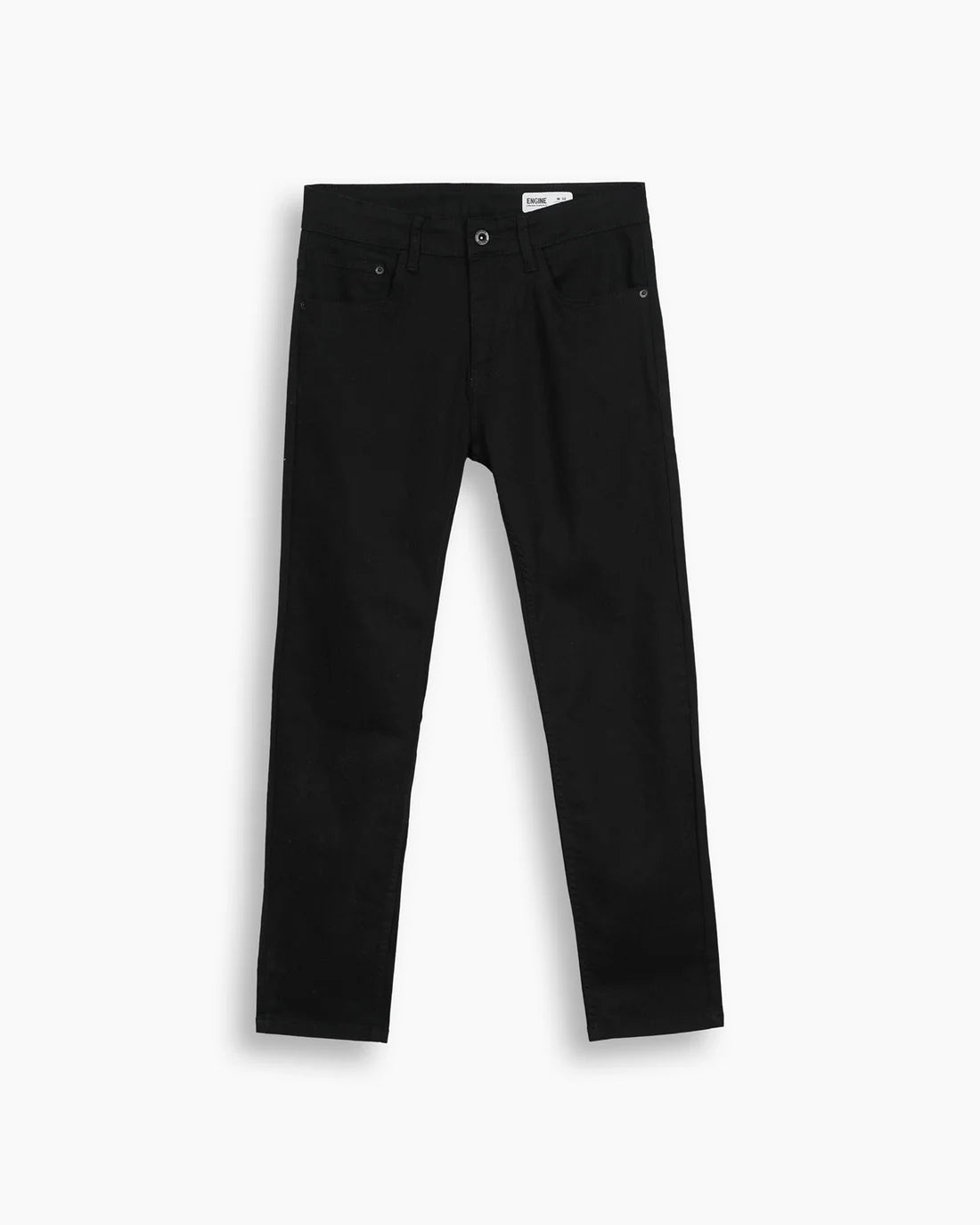 Men Slim Fit Black Denim