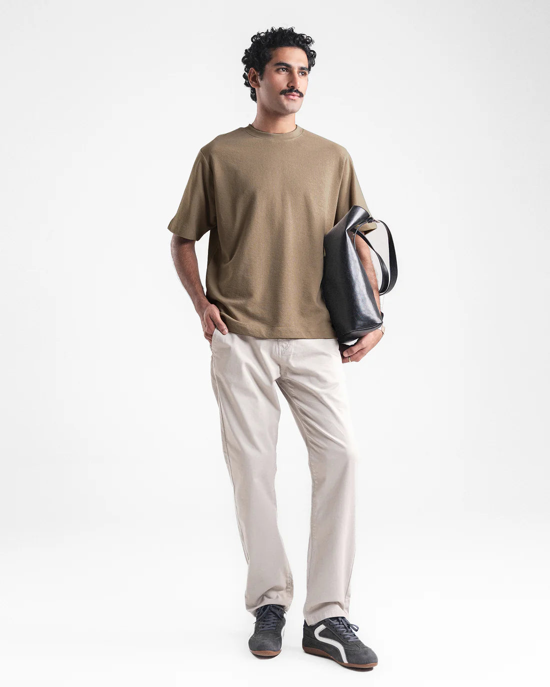 Men Dune Brown T Shirt