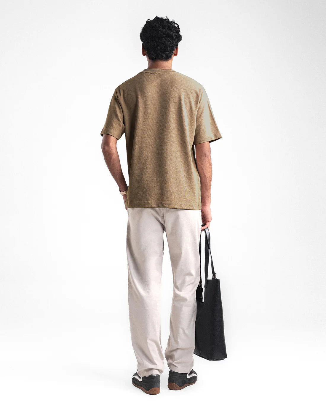 Men Dune Brown T Shirt