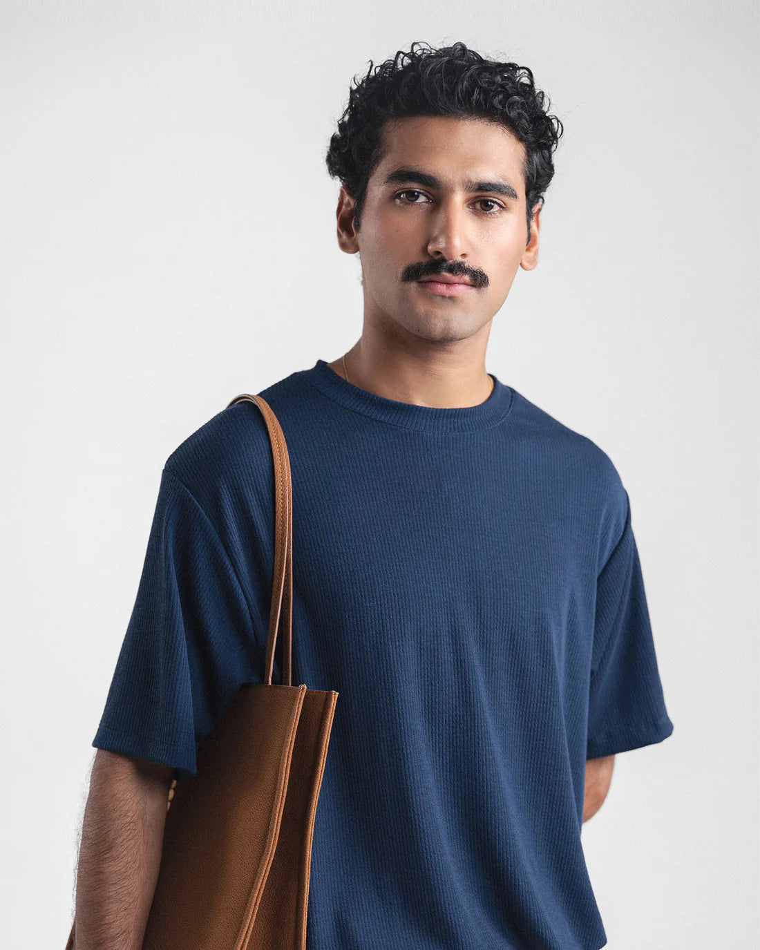 Men Navy Blue T Shirt