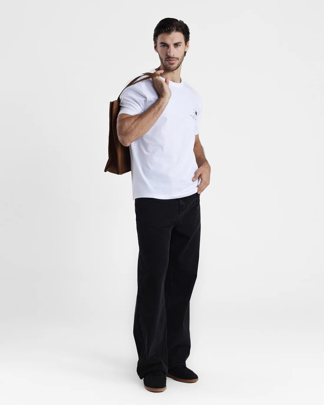Men White T Shirt