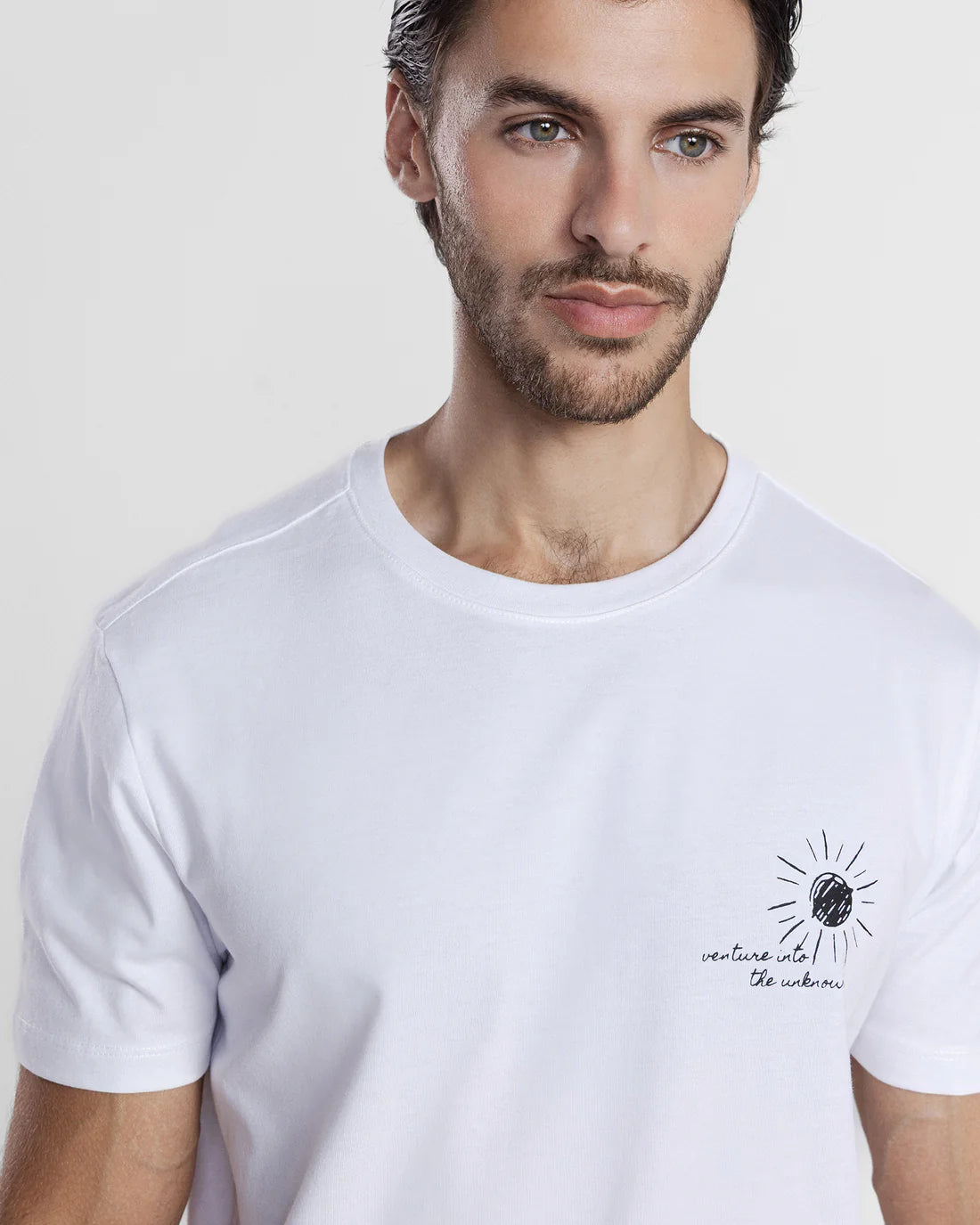 Men White T Shirt