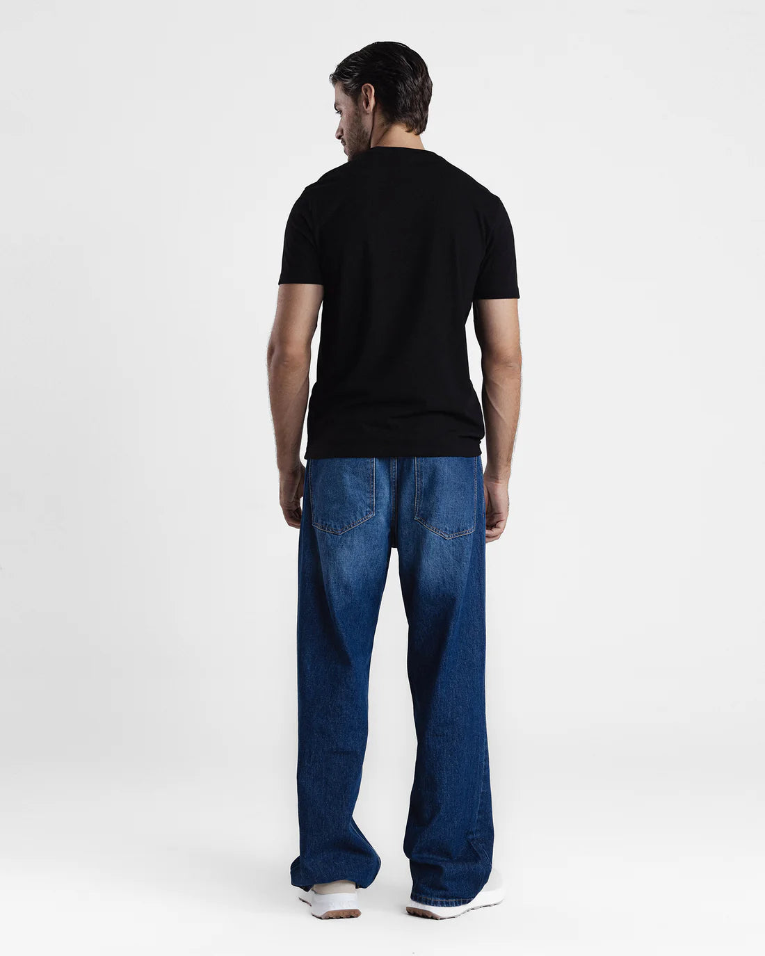 Men Graphic Short Sleeve Black Tee