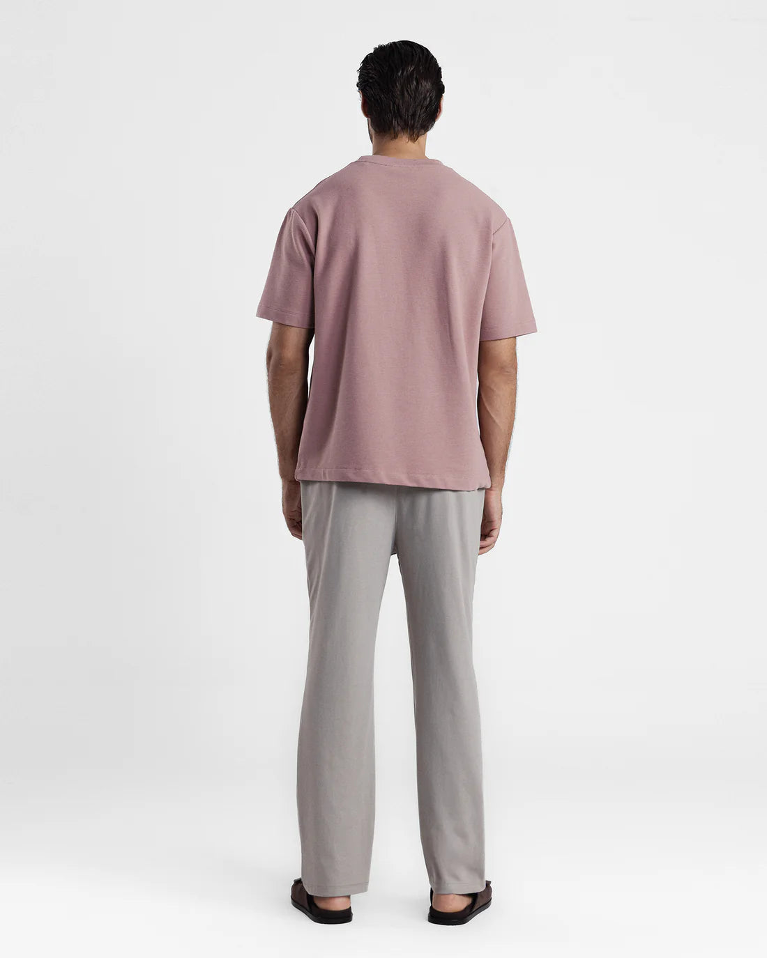 Men Burnt Pink T Shirt