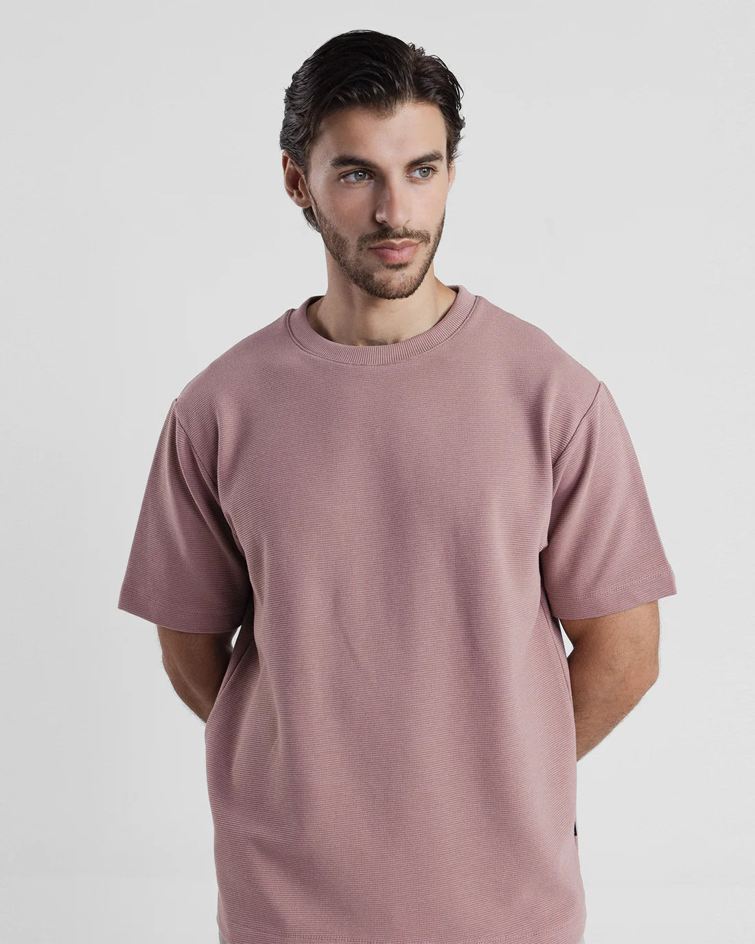 Men Burnt Pink T Shirt