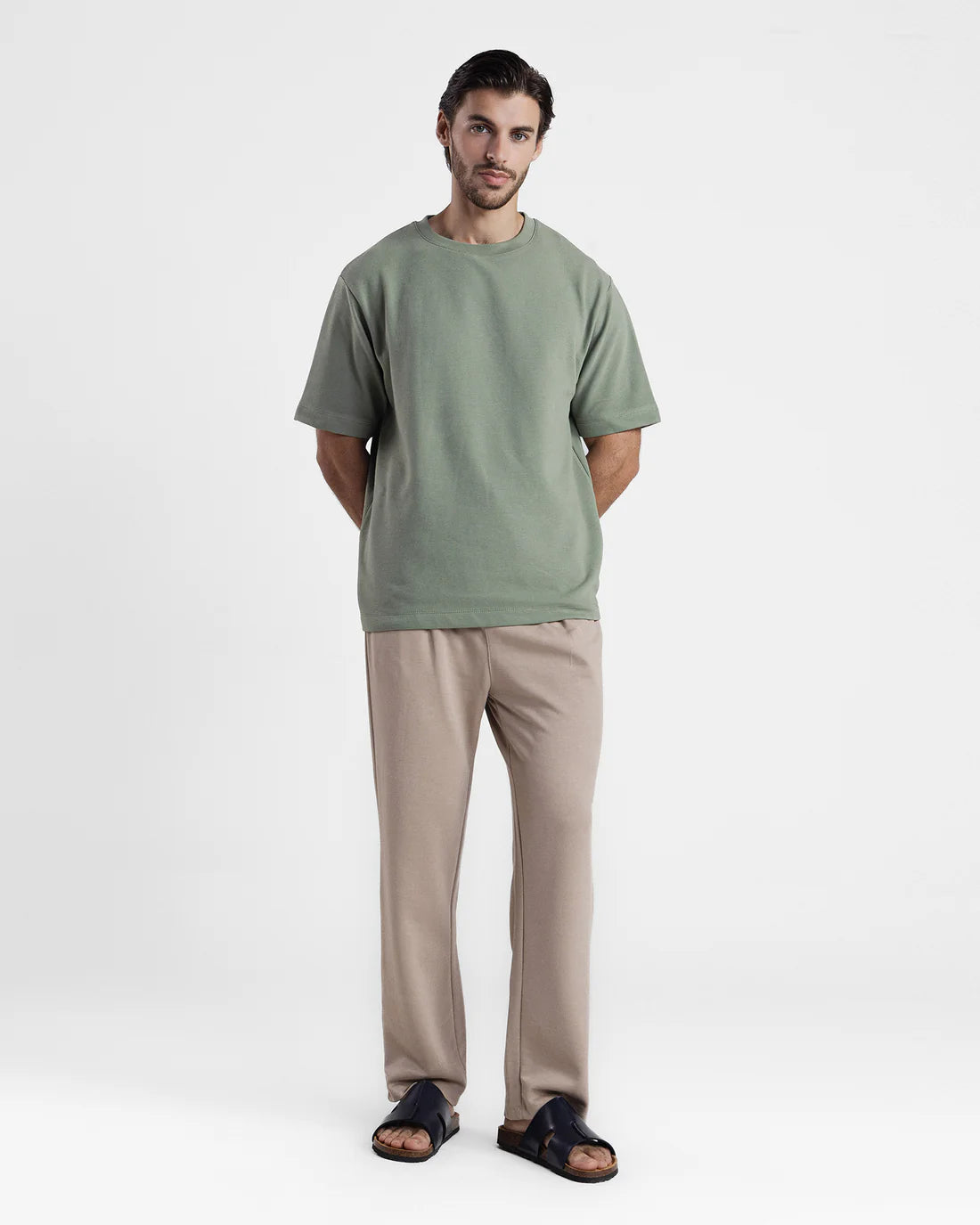 Men Sage Green T Shirt
