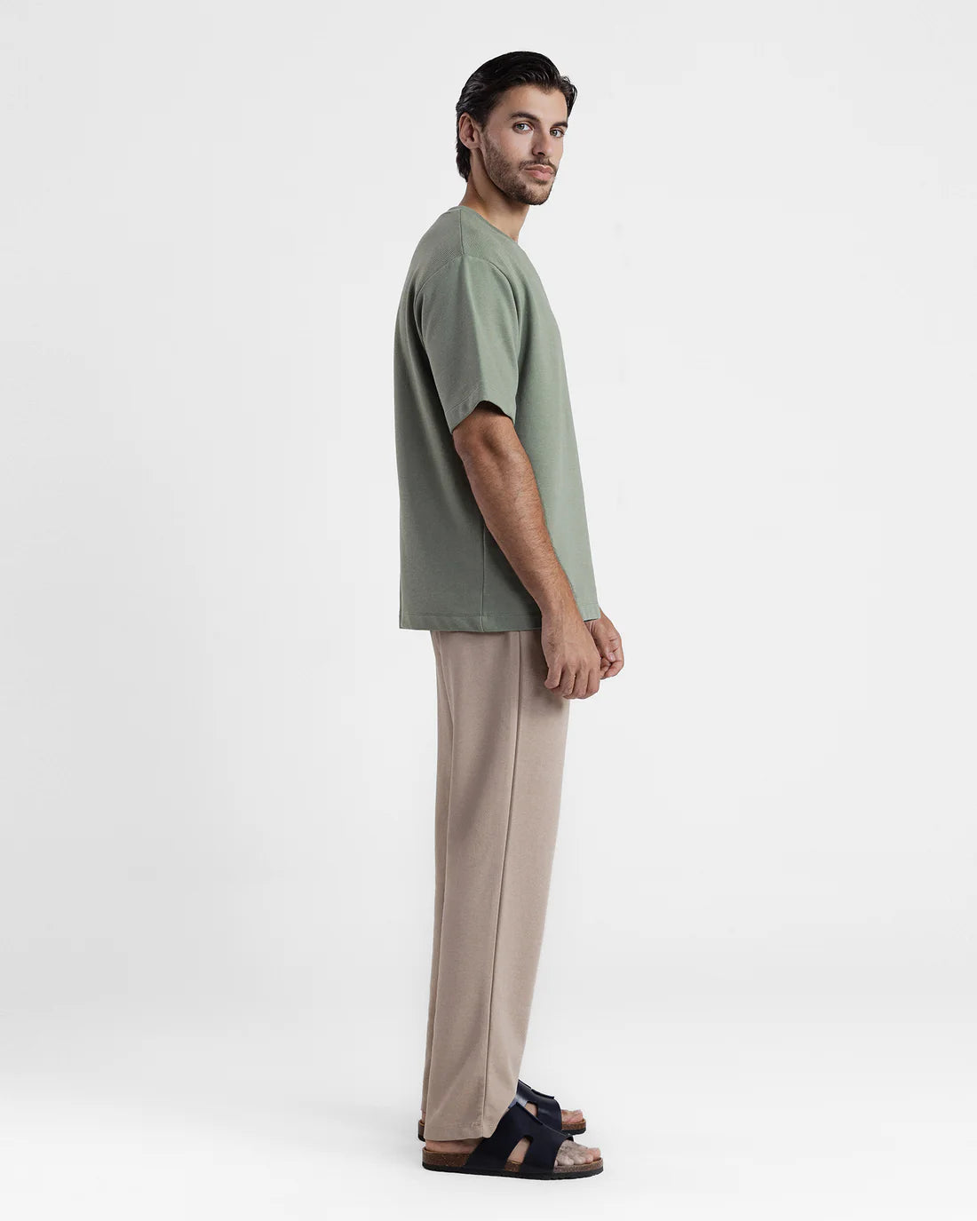 Men Sage Green T Shirt