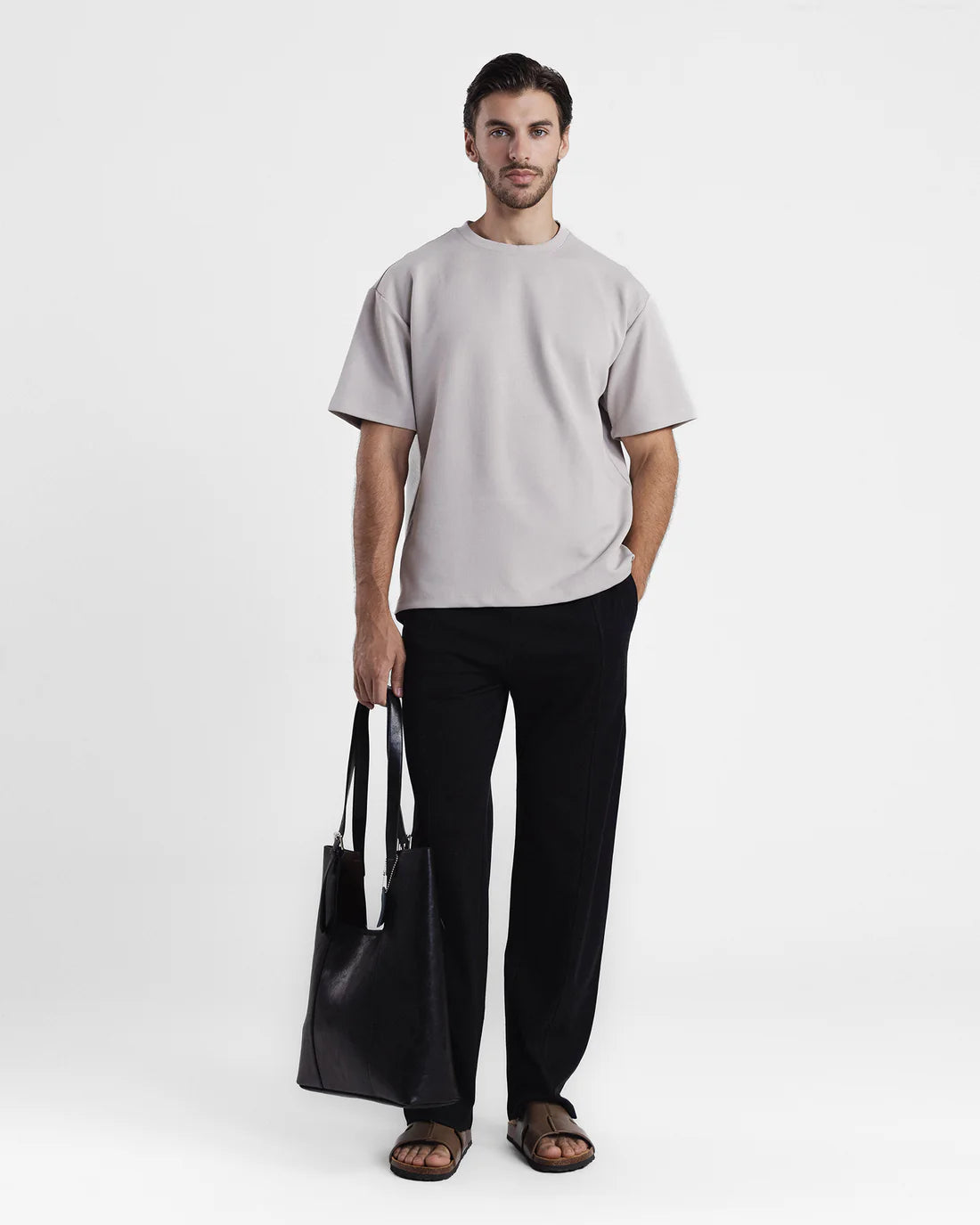 Men Grey T Shirt